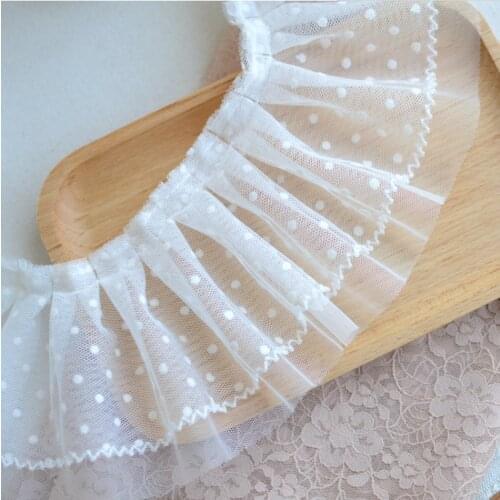 3 Meters Width 22cm Skin Pink Embroidery Lace Trim Ribbon Sewing Eyelash Lace Fabric DIY Garment Clothing Accessories