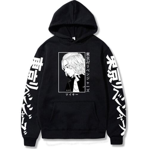 Hot Tokyo Revengers Hoodie Anime Manjiro Sano Graphic Hoodie for Men Sportswear Cosplay Clothes Vintage Hoodie Men Fashion