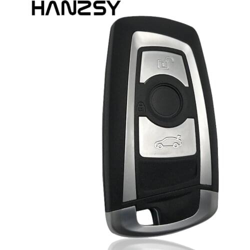 3 Buttons Smart Car Key Shell Cover For BMW X3 X4 For 1 3 5 6 7 Series Remote Key Fob Case Replacement with small blade