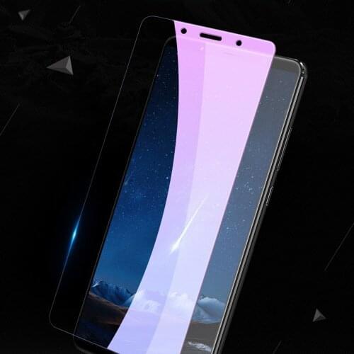 100 pcs a lot Tempered Glass Screen Protector for Xiaomi Max Tempered Glass Film Anti-Blue Purple Light Screen Protector