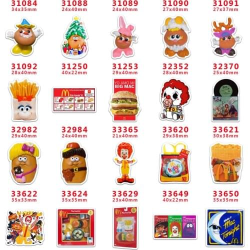 10 Pcs Cartoon Planar Resin Cabochons PR31084