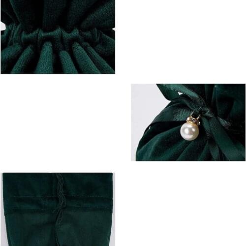 12Pack 10x12cm Velvet Bag Drawstring Wrap Candy Package Gift Bags for Party