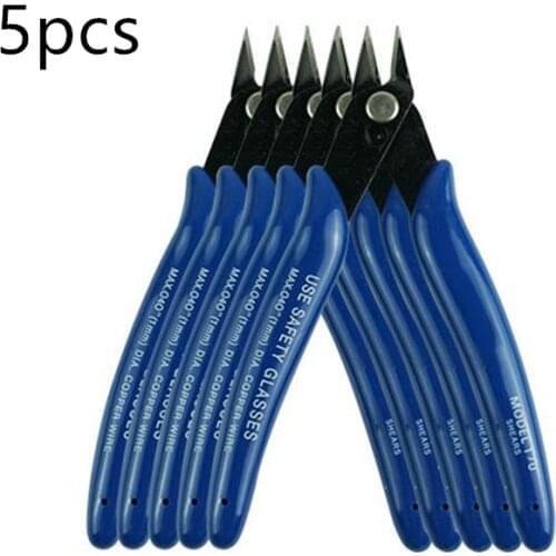 5PCS Dropship Plier Hand Tool Practical Electrical Wire Cable Cutters Cutting Side Snip Flush Plier