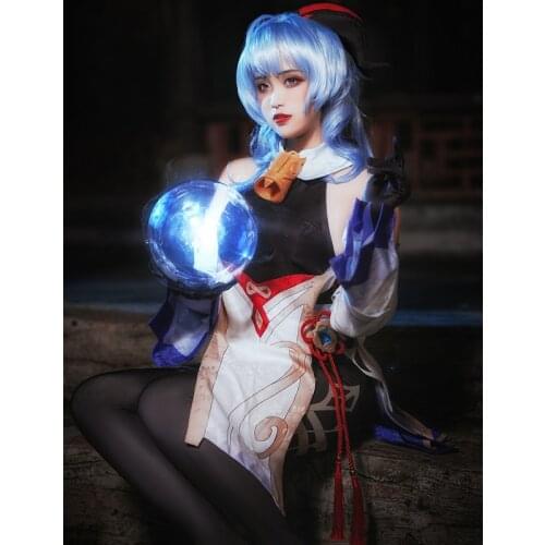 Anime Genshin Impact Ganyu Cosplay Costume Sexy Girls Game Uniform Gan Yu Backless Bodysuit Dress Halloween Costume Drop Ship