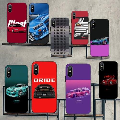 BRIDE JDM Phone Case for iPhone 11 12 pro XS MAX 8 7 6 6S Plus X 5S SE 2020 mini