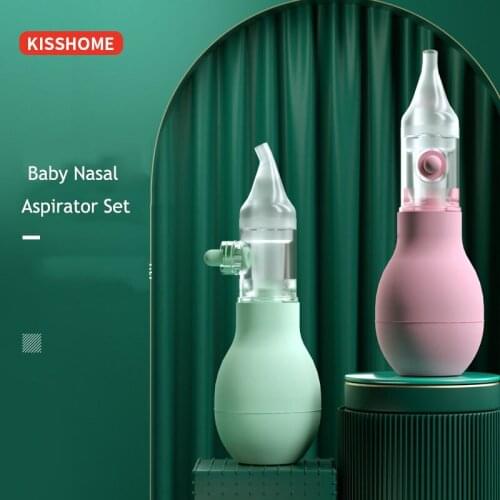 Babies And Childrens Nasal Aspirator Silicone Pump Anti-Backflow Anti-Reverse Flow Nasal Congestion Clearing Booger Artifact