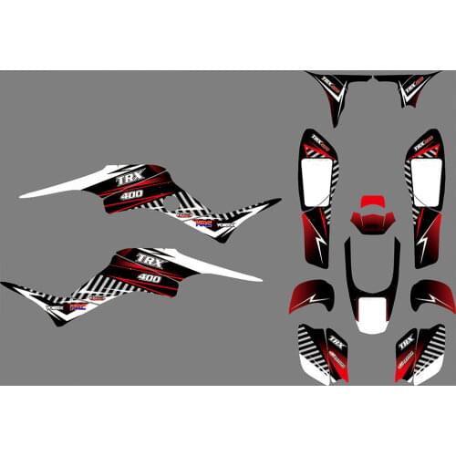 Free Customized Motorcycle ATV Graphics Decals STICKERS For Honda TRX 400EX TRX400 1999 2000 2001 2002 2003 2004 2005 2006 2007