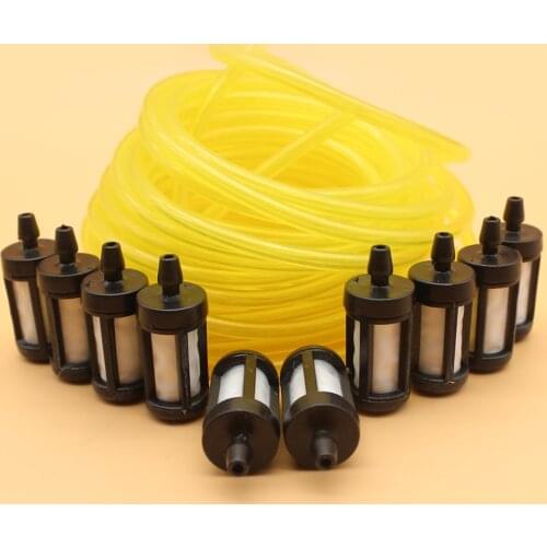 5M 16ft 1/8" x 1/4" 3mm x 6mm Tygon Fuel Hose Line Filter For Stihl Husqvarna Echo Craftsman Chainsaw Blower Trimmer Brushcutter