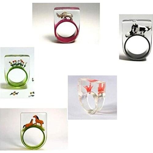 Assorted Sizes Square Ring Mold DIY Rectangular Head Ring Jewelry Making US 7-12 W0YA