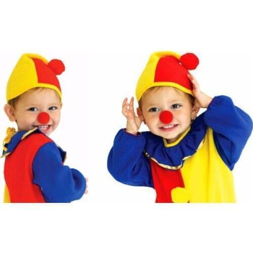 Red Ball Sponge Clown Nose Kids Child Halloween Costume Party Decor Adorable Foam Circus Clown Magic Set Dress Accessories 5z