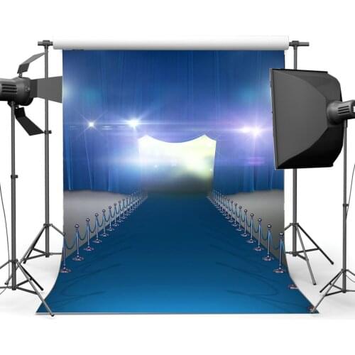 Interior Stage Lights Backdrop Bokeh Glitter Sequins Shabby Curtain Hollywood Photography Background