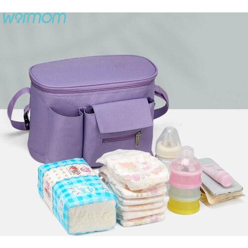 Warmom Multifunctional Baby Stroller Hanging Bag Feeding Bottle Water Bottle Bag Baby Carriage Portable Oxford Bag