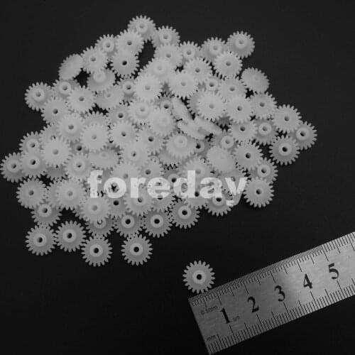 1000PCS X 0.5M 20T 2A 1.95MM 20 Teeth Plastic Spur Gear 0.5 Modulus T=20 Aperture: 2mm DIY Model Accessories 1000PCS/LOT *FD225