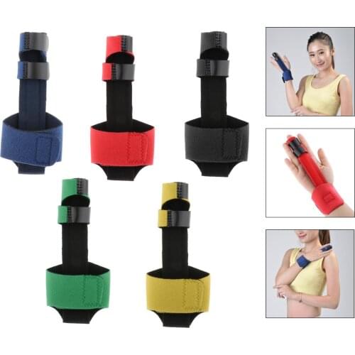 Adjustable Trigger Finger Splint with Corrector Wrist Brace Support for Sprains Pain Relief Injuries