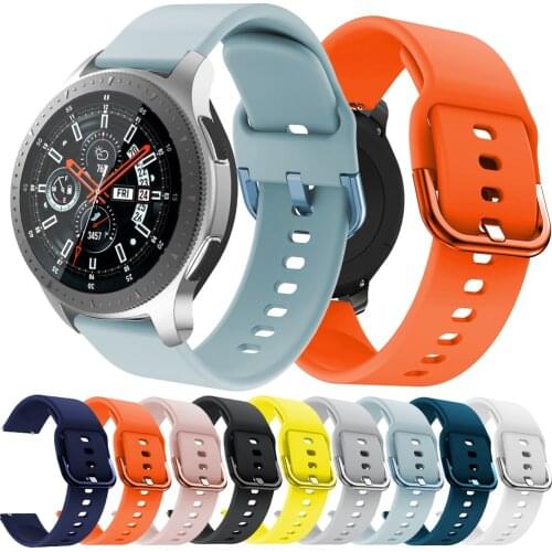 22mm watchbands for samsung Galaxy watch 46mm striped replacement bracelet band strap for samsung gear S3 wristbands accessories