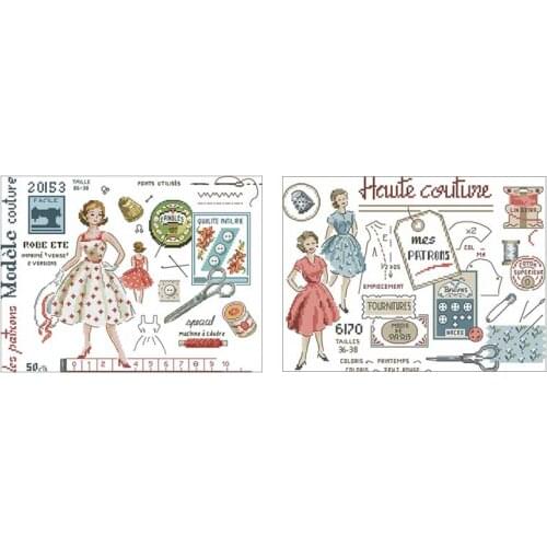 Peony water bottle patterns counted 11CT 14CT 18CT Cross Stitch Set DIY Cross-stitch Kits Embroidery Needlework Home Decor