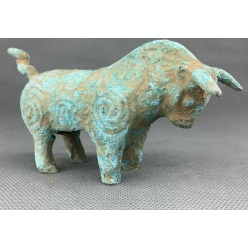 Ancient Chinese Bronze Antique Dynasty patina horse statue
