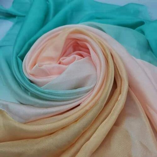 Dancing Dress Scarf Ombre Chiffon Cosplay 30D Thin Skirt Material Gradient