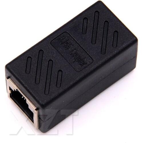 LAN RJ45 Female Connector Cat7/6/5e Ethernet Adapter 8P8C Network Coupler Extender Extension Cable for Ethernet Cable