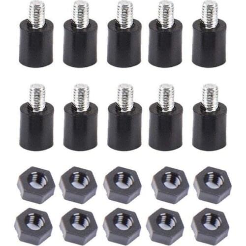10pcs M2 M3 Racing Drone F3 F4 Flight Controller Anti-Vibration Damper Mounting Spacer Fixed Screws Nuts