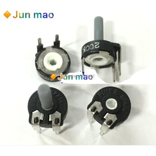 5PCS/LOT PIHER trimming potentiometer PT10-200K horizontal hexagonal hole with handle