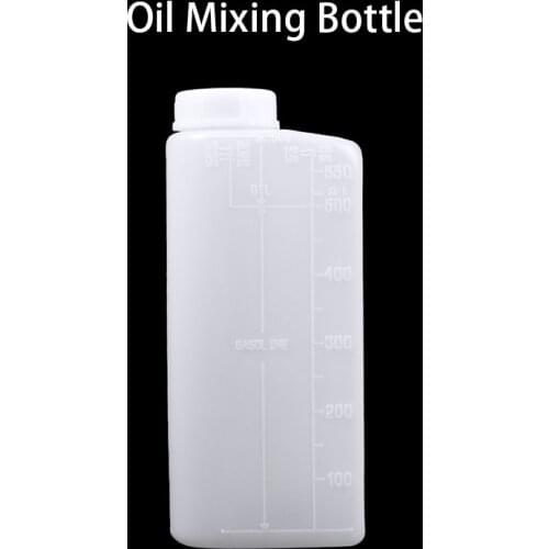 600ML 2 Stroke Oil Petrol Fuel Mix Bottle For Chainsaw Trimmer 20:1 25:1 40:1 Trimmer Chainsaw Tools Parts