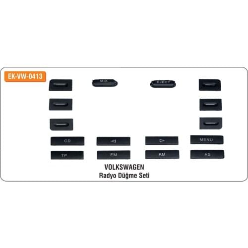 ALTECH Volkswagen For Radio Button Set EK-VW-0413