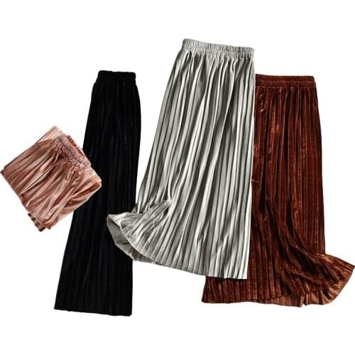 Velvet skirt for 2 3 4 6 8 10 Yrs toddler skirts baby girls simple pleated children skirts 2020 autumn winter kids clothes