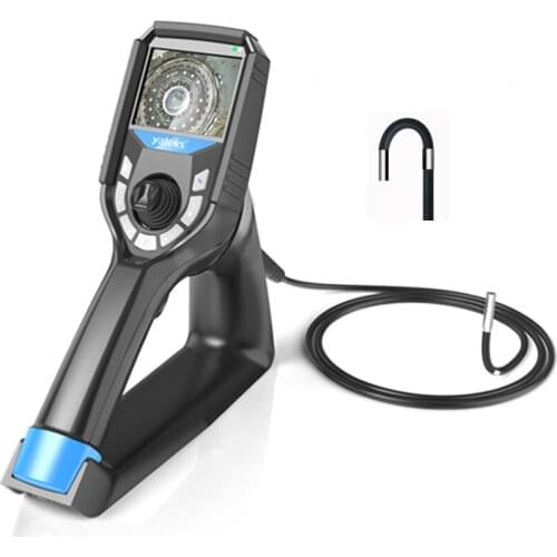 360 Degree Rotary Endoscope 3.9mm Car Carbon Deposit Cleaning Flexible Inspection Camera Video Industrial Borescope with Screen