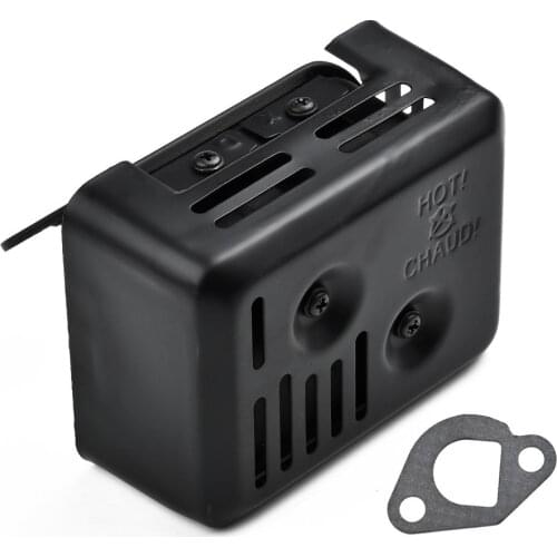 Muffler Exhaust Gasket Exhaust + Gasket For Honda GX110 GX120 GX140 GX160 GX200 GX Engine Brand New