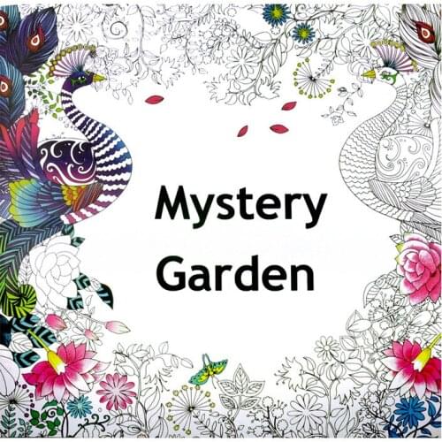 24 Pages Enchanted Forest English Edition Coloring Book For Children Adult Relieve Stress Kill Time Painting Drawing Book