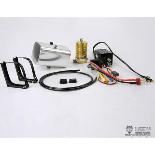 LESU 215MM Metal Cylinder Tank Pump ESC System for Hydraulic Model 1/14 RC Dumper Truck Car DIY TAMIYA