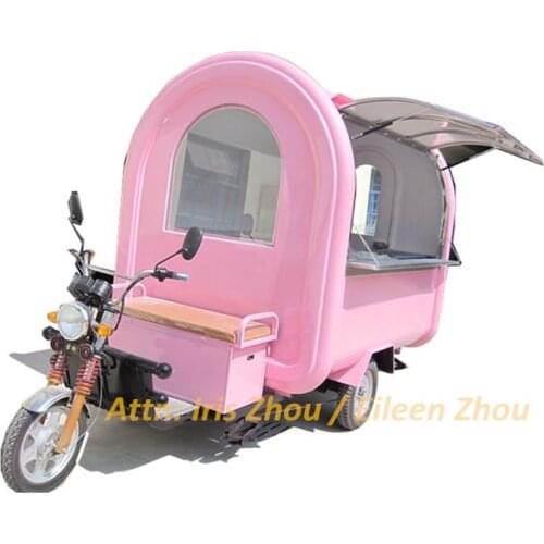 Mobile food truck carts food van crepe cart food sale of sandwich kiosk electric tuk tuk