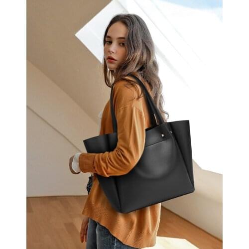 2020 New Style Women Bag Handbag Casual Shoulder Bag PU Leather Bag Retro Classic Bag Black Brown Designer Female Bag