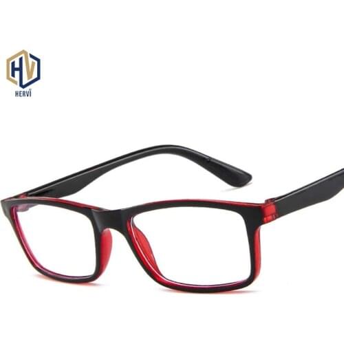 New Anti Blue Light Square Optics Glasses Frame Men Women Two Tone Small Spectacles Frames Prescription Eyeglasses