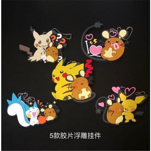 Pokemon Pachirisu Dedenne Pikachu Pichu Cute Action Figure Toys