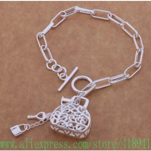 Silver Plated bracelet, Silver Plated fashion jewelry Hollow out package /eaaamrha bbcajsja AH103