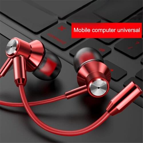 Kebidu 3.5mm Wired Gaming Headset With Mic 7.1 Stereo Sound In-Ear PC Gamer Earphones For Laptop Computer Earpiece Microphone