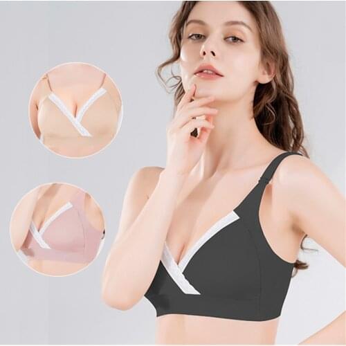 Thin Maternity Nursing Bra BreastFeeding Bras For Pregnant Mother Lingerie Breathable Lactancia Sleep Underwear Clothes