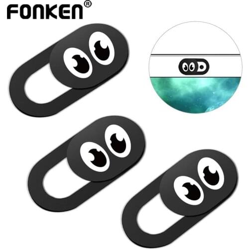 FONKEN Universal Webcam Cover Phone Lenses Antispy Camera Cover For iPad Macbook Web Laptop PC Tablet Privacy Sticker For Xiaomi
