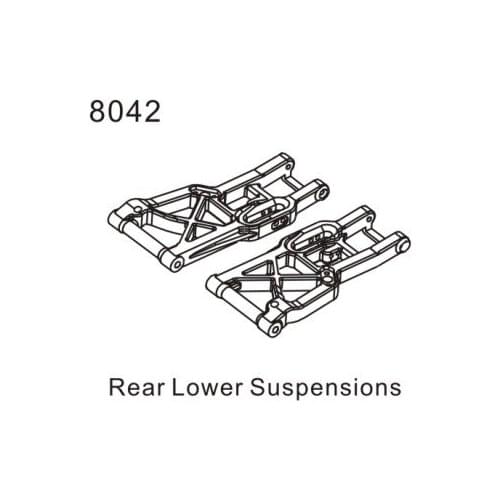 ZD racing 1/8 Under the arm 8042 Applicable models: 08421,08421V2,08425,08425V2,08427V2,08428
