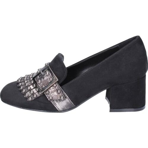 NACREE loafers woman synthetic suede black