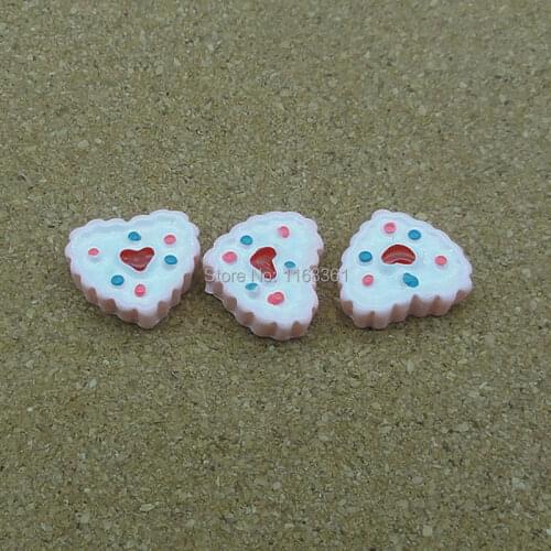 1pcs/lot resin colorful candy love cake 14mm Cabochons Scrapbooking Hair Bow Center Card Frame Making Craft DIY B005-5