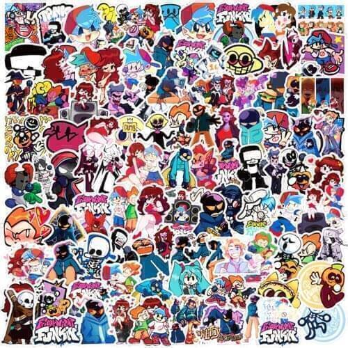 10/30/50pcs/Set Graffiti FRIDAY NIGHT FUNKIN Game Stickers For Draw-bar frame Childrens Toys DIY Cars Knapsack Skate Computers