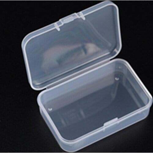 1110pcs 6.5x4.5x2cm Empty transparent storage box Jewelry boxes