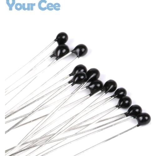 20pcs Thermistor NTC MF52 104 3950 100K ohm B Value 3950k 5% Thermal Resistor Temperature Sensor