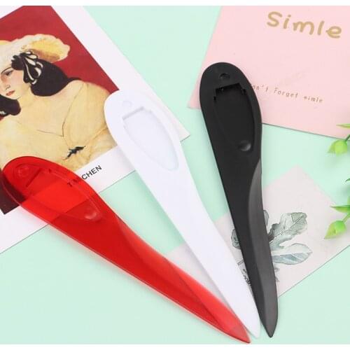 3Pcs/Set Art Paper Cutting Scissors A4 Paper Cutter Point Tuner Seam Creaser Creases Sewing Tool Plastic Sewing Mark Turner