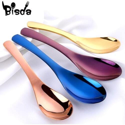 Stainless Steel Spoon Set Long Soup Dinner-spoon Medium Dessert Scoop Small Tea Coffee Spoons 3Sizes Kit Dinnerware Set Party