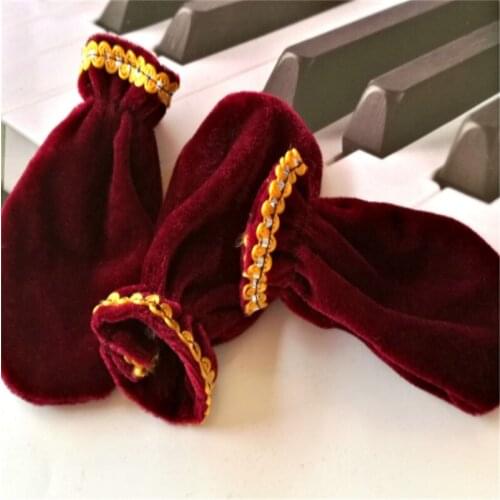 3pcs New Piano Sustain Pedal Protective Universal Case Bordered Cover