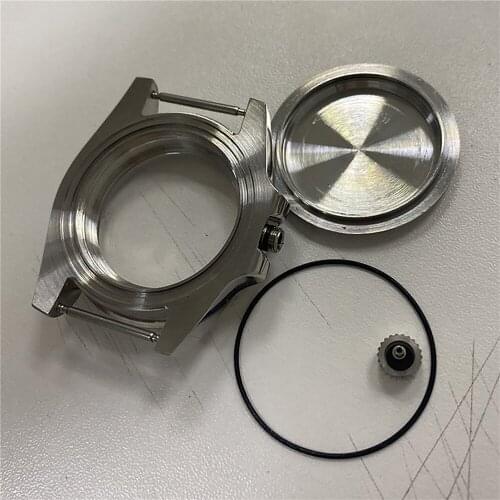 40mm 316L Stainless Steel Sapphire Glass Watch Case for NH35 Mechanical Movement Accessories